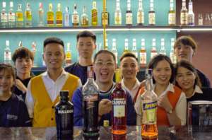Cocktail training session with Campari