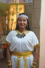 Teacher in Ancient Egypt costume