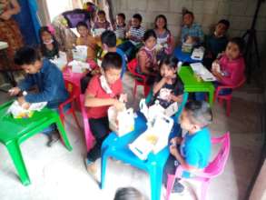 Students enjoying Happy Meals
