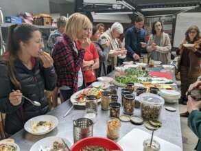 Organized a workshop dedicated to making sauces