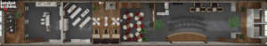 Birds eye view 3D model