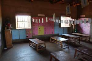 Empty classroom