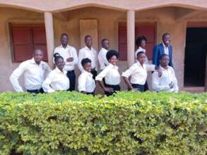 Our teachers getting ready for a conference