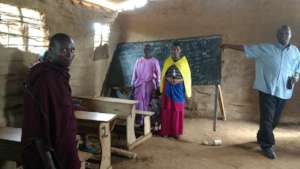 Inside Kiruru's pre-primary school, with teachers