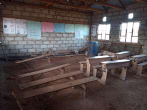 Classroom ready for pupils