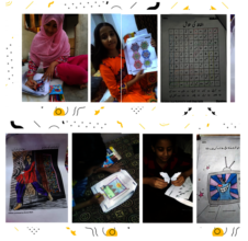 Our students bringing life to the learning packs