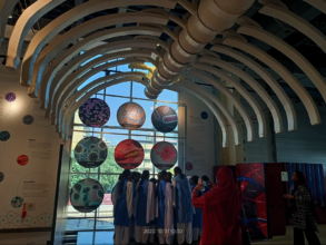 Students exploring TDF Magnifiscience Centre.