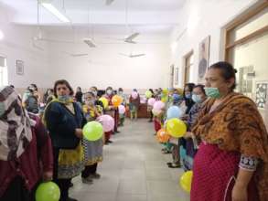 An interactive balloon activity to promote empathy
