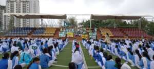 Celebrating students' patriotism on 14th August