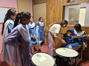 Participants singing Urdu songs at Winter Camp.