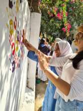 Students enjoying winter camp activities.