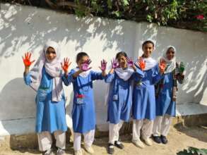 Winter Camp Click: Exploring hand-painting.