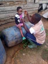 Immunisation of a girl child <5   years in Kitta
