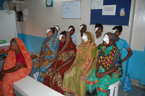 Elderly after the catract operation