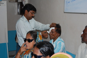 Elderly after the catract operation