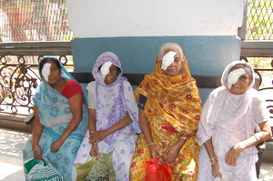 Elderly after the catract operation