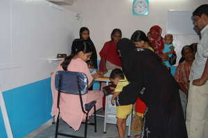 Patients at the health Centre