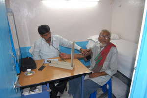 Elderly patients at the health Centre
