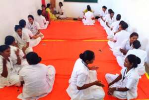 Discussions during ASHA training