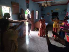 Snippets from the training