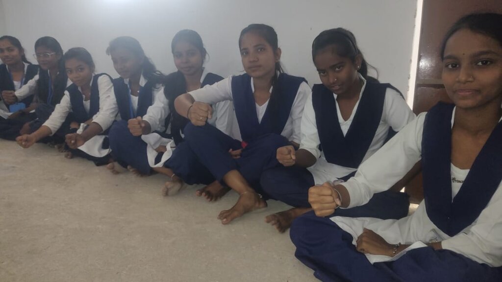 Self Defence for 1000 young girls in Nagpur, India