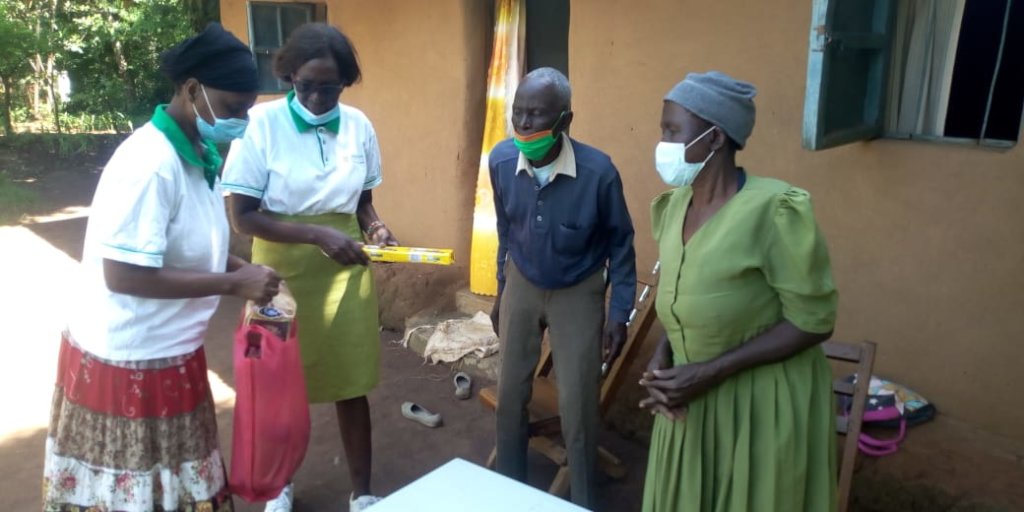 Our caregivers meeting a new client and his wife