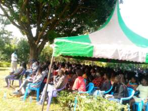 Moi University Students Following a Presentation