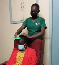 Our caregivers helping with personal care needs