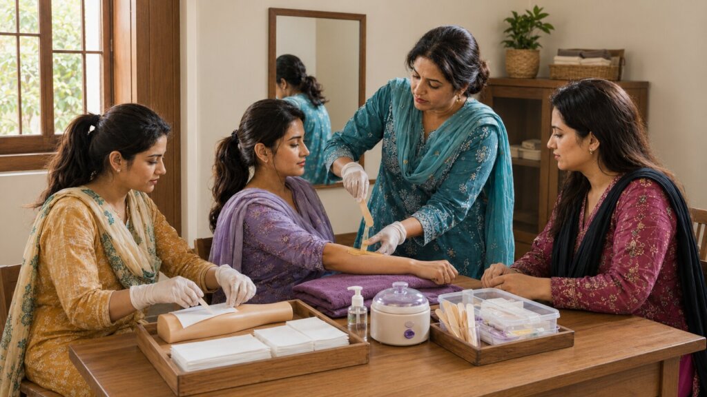waxing training for home-based beauty services
