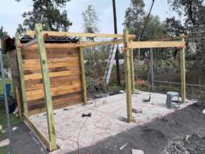 With wood we can build bigger shelters