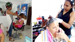 Supervised practices in our beauty academy.