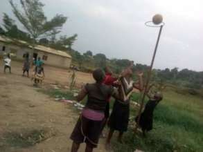 Children play netball to develop their talents