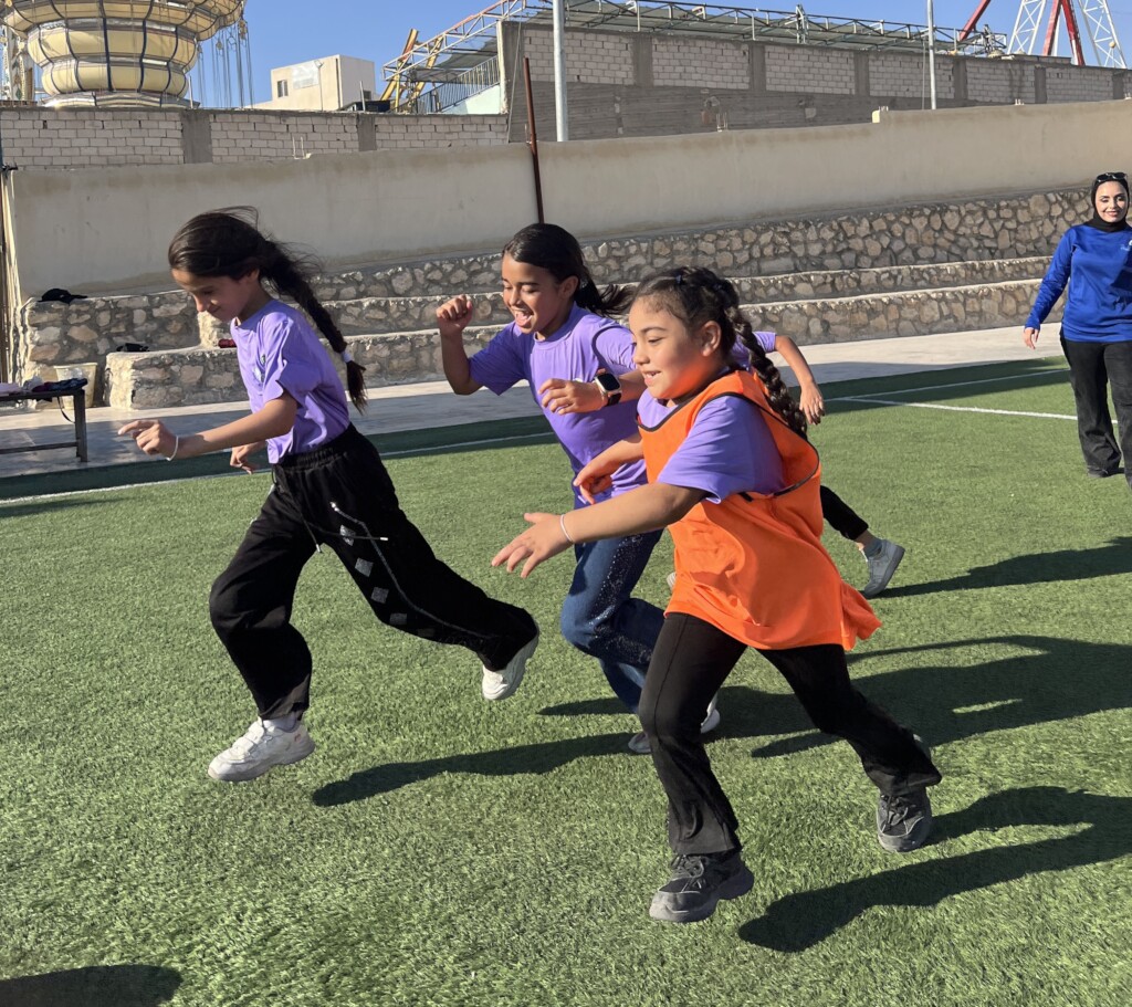 Girls on the move at summer camp!