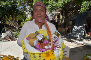 Woman who received self-employment training