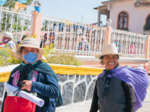 Mujeres de la comunidad de Huejotzingo