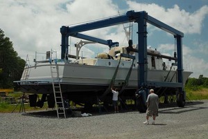 Haulout for bottom paint