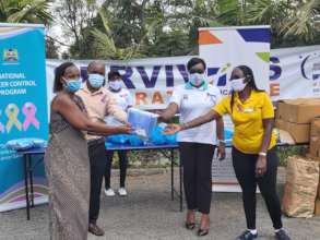 Face masks distribution to cancer survivors, NCSD