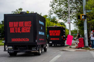 Mobile Billboards at Pimlico for the Preakness