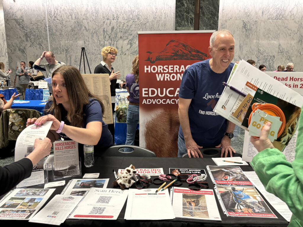 Nicole and Patrick at NYS Animal Advocacy Day