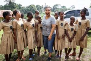 Leymah Gbowee and GPFA scholars