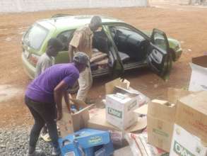 Distribution of supplies to students