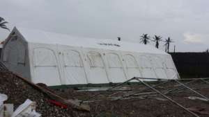 The cholera treatment center in Les Anglais, Haiti