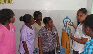 Cervical cancer screening and treatment training