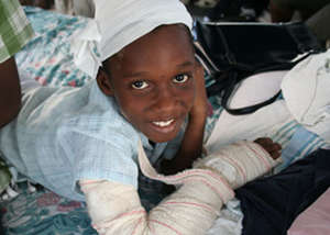 Provide medical care to Haiti