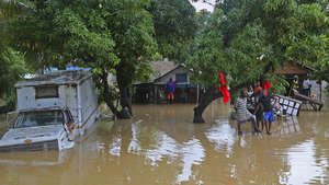Flooding in Haiti from Hurricane Sandy