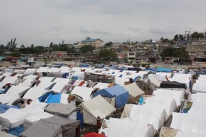 The camp at Parc Seminaire, Solino.
