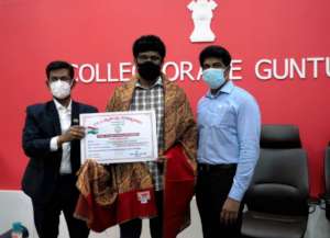 Received award from Government for Covid  Relief