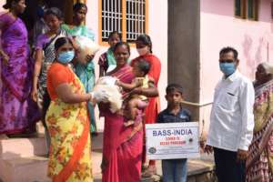 Covid Relief distribution with BASS volunteers