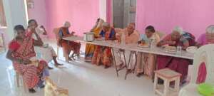 Daily meal to slum elderly people