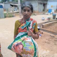 Distributed relief to a family